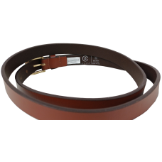 Кожаный женский ремень LS ширина 2 см Коричневый 