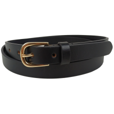 Кожаный женский ремень LS ширина 2 см Черный
