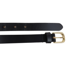 Кожаный женский ремень LS ширина 2 см Черный