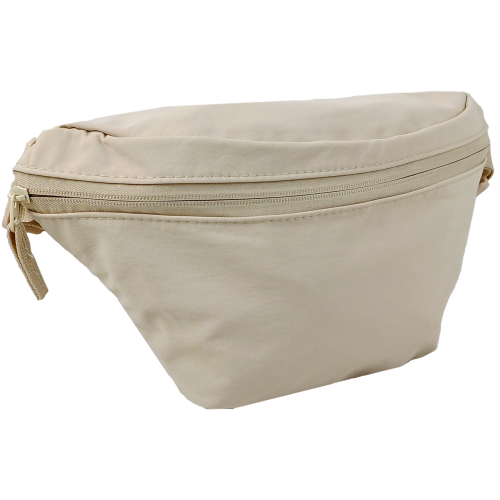 Поясная сумка бананка набедренная сумка LS Бежевая