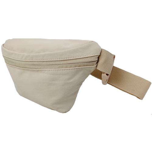 Поясная сумка бананка набедренная сумка LS Бежевая