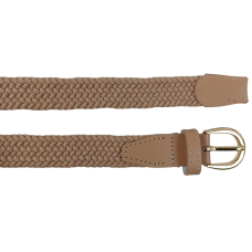 Эластичный женский ремень резинка Isa-Traesko Светло-коричневый