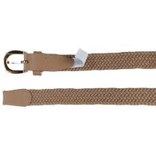 Эластичный женский ремень резинка Isa-Traesko Светло-коричневый