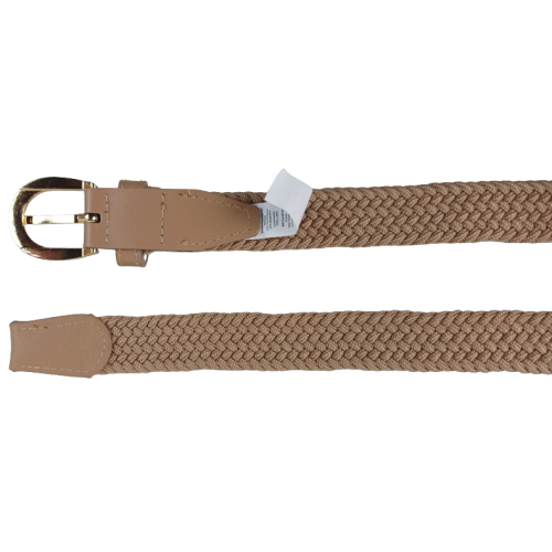 Эластичный женский ремень резинка Isa-Traesko Светло-коричневый