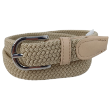 Эластичный женский ремень резинка Isa-Traesko Бежевый