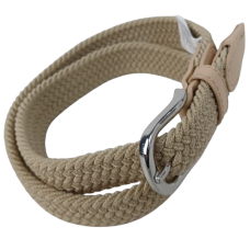 Эластичный женский ремень резинка Isa-Traesko Бежевый