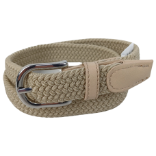 Эластичный женский ремень резинка Isa-Traesko Бежевый