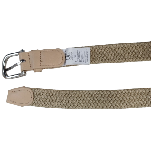 Эластичный женский ремень резинка Isa-Traesko Бежевый