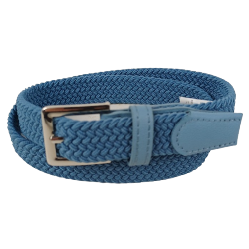 Эластичный женский ремень резинка Isa-Traesko Голубой