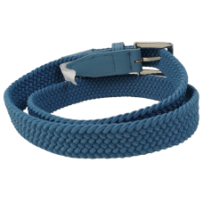 Эластичный женский ремень резинка Isa-Traesko Голубой