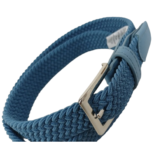 Эластичный женский ремень резинка Isa-Traesko Голубой