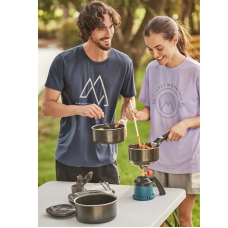 Газовая туристическая плита (горелка) Rocktrail 1200 Вт + баллон в подарок