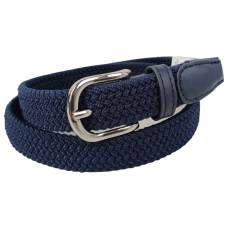 Эластичный женский ремень резинка Isa-Traesko темно-синий