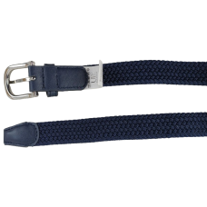 Эластичный женский ремень резинка Isa-Traesko темно-синий