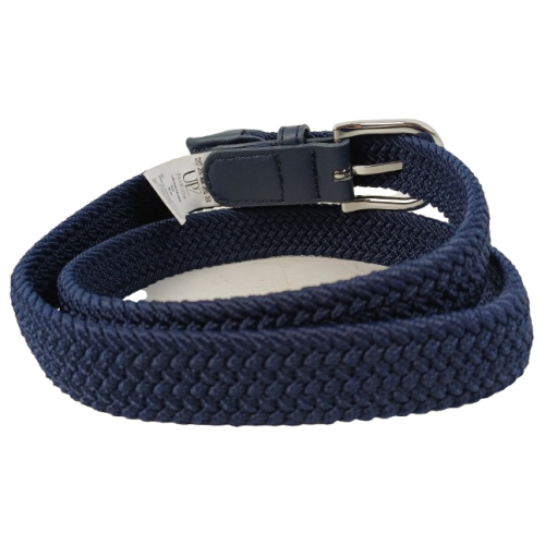 Эластичный женский ремень резинка Isa-Traesko темно-синий