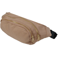 Женская поясная сумка бананка набедренная сумка LS Пудрова