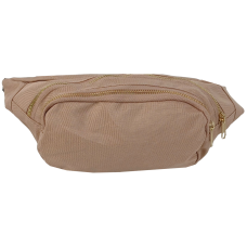 Женская поясная сумка бананка набедренная сумка LS Пудрова