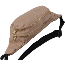 Женская поясная сумка бананка набедренная сумка LS Пудрова