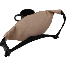 Женская поясная сумка бананка набедренная сумка LS Пудрова