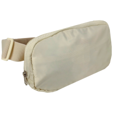 Женская поясная сумка бананка набедренная сумка LS Бежевая