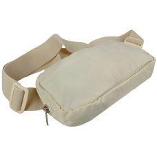 Женская поясная сумка бананка набедренная сумка LS Бежевая