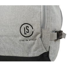 Большой дорожный рюкзак - сумка для поездок 40L Live in style Светло-серый