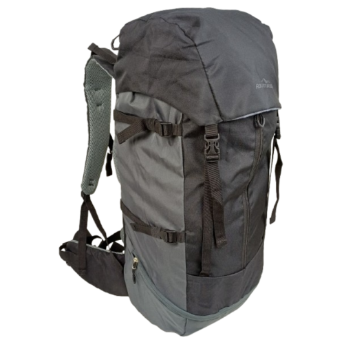 Легкий походный туристический рюкзак с дождевиком 45L Adventuridge Черный