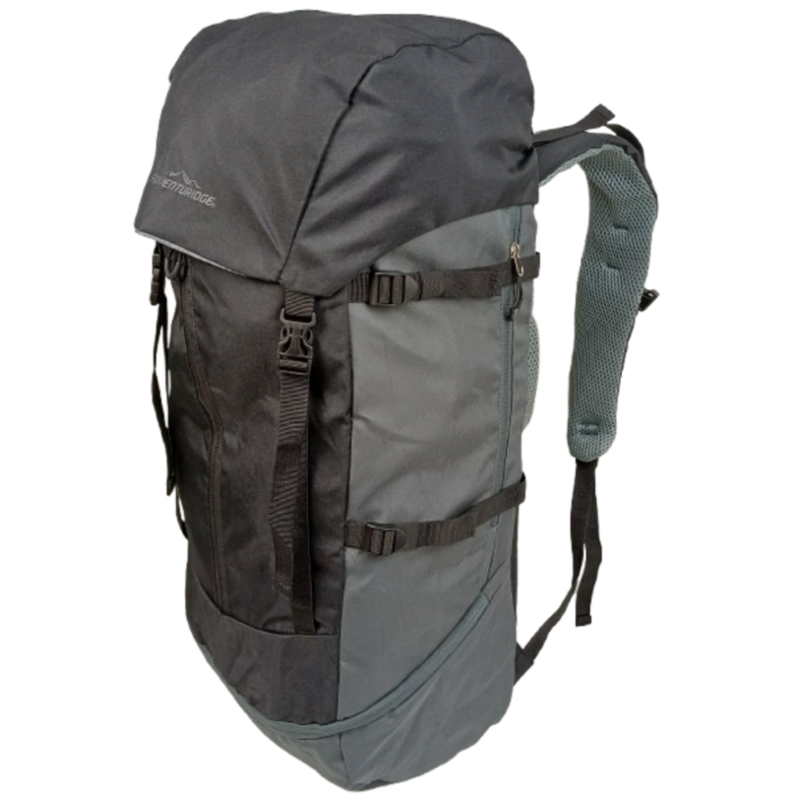Легкий походный туристический рюкзак с дождевиком 45L Adventuridge Черный