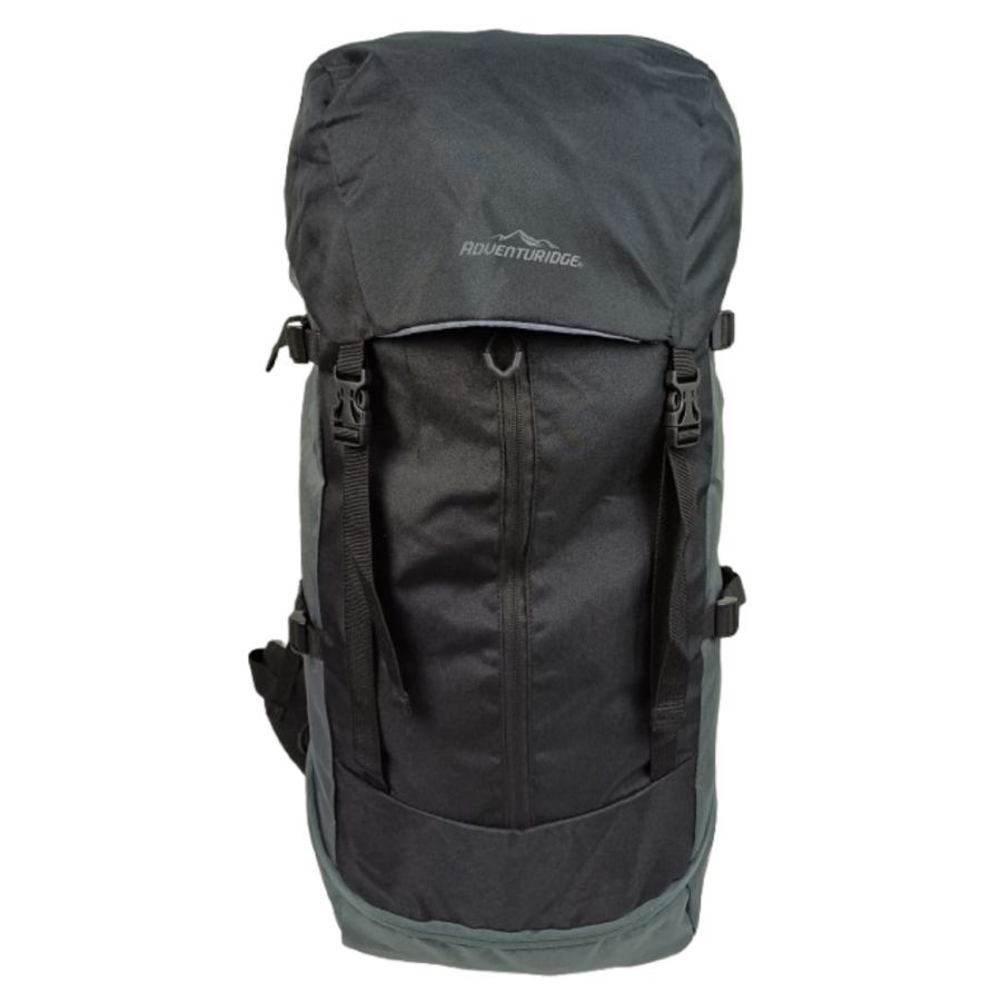 Легкий походный туристический рюкзак с дождевиком 45L Adventuridge Черный