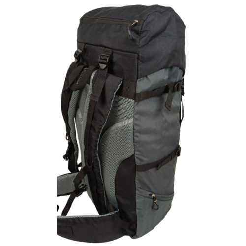 Легкий походный туристический рюкзак с дождевиком 45L Adventuridge Черный