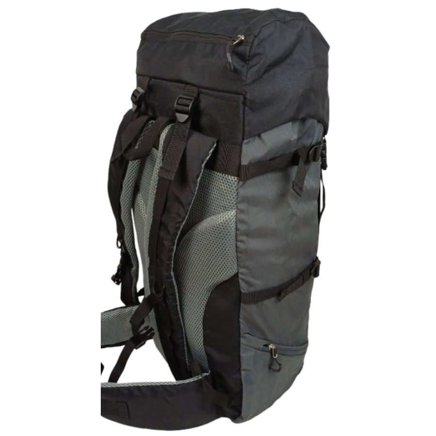 Легкий походный туристический рюкзак с дождевиком 45L Adventuridge Черный