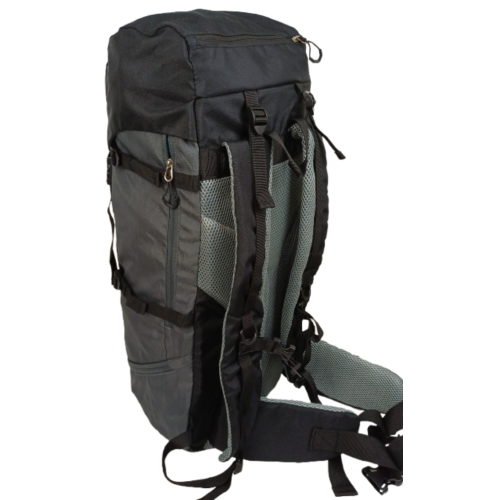 Легкий походный туристический рюкзак с дождевиком 45L Adventuridge Черный