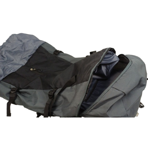 Легкий походный туристический рюкзак с дождевиком 45L Adventuridge Черный