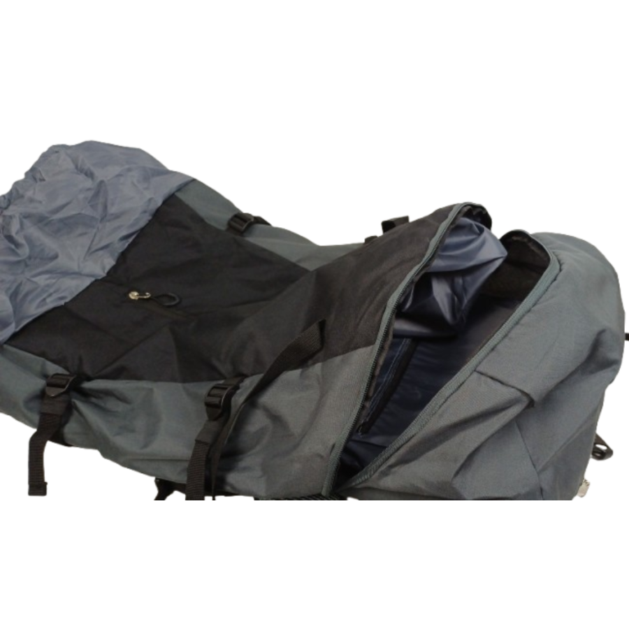 Легкий походный туристический рюкзак с дождевиком 45L Adventuridge Черный