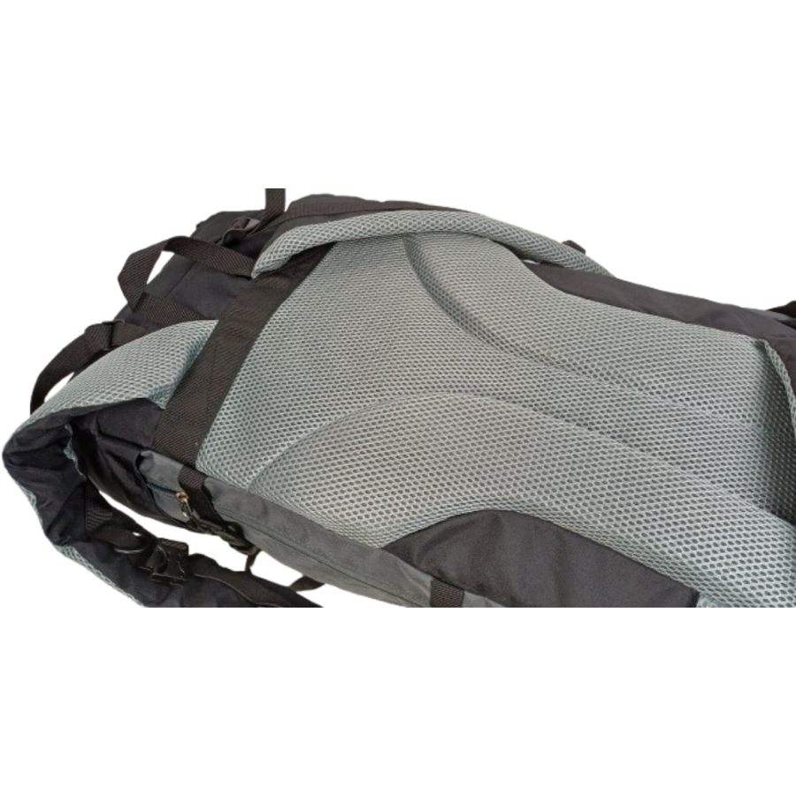 Легкий походный туристический рюкзак с дождевиком 45L Adventuridge Черный