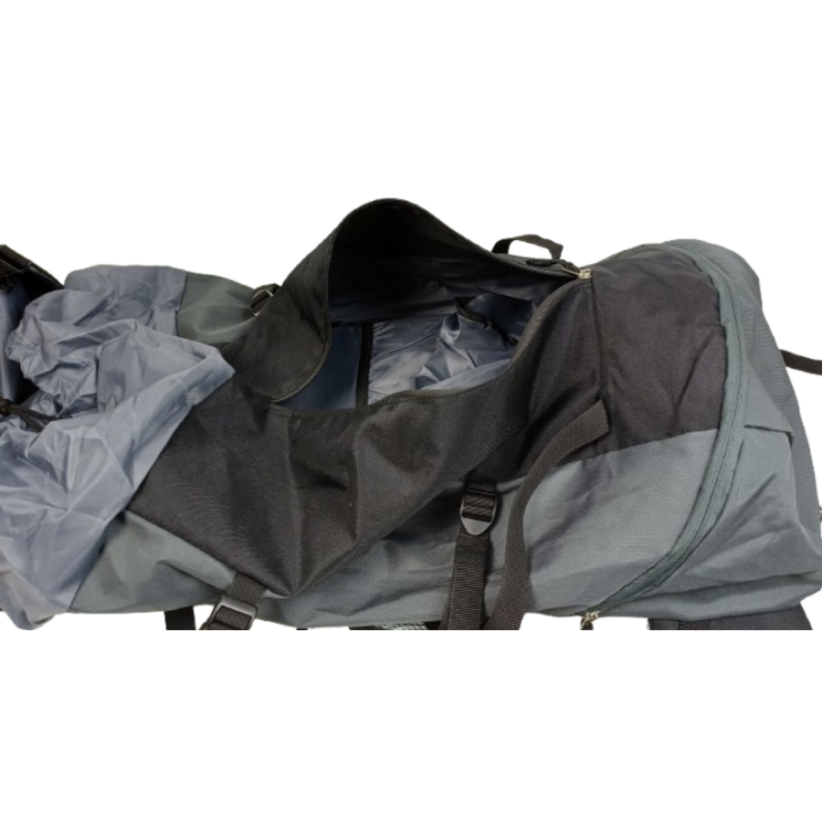 Легкий походный туристический рюкзак с дождевиком 45L Adventuridge Черный
