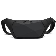 Мужская сумка поясная Confident Черная (SATN02-BLH7210A)