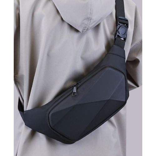 Мужская сумка поясная Confident Черная