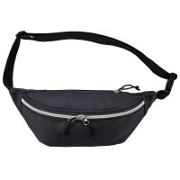 Сумка поясная Live in style черная, бананка набедренная на регулируемом ремне