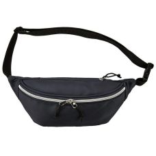 Сумка поясная Live in style черная, бананка набедренная на регулируемом ремне