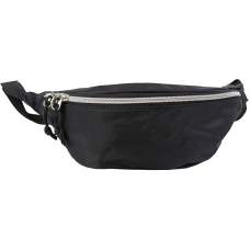 Сумка поясная Live in style черная, бананка набедренная на регулируемом ремне