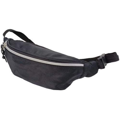 Сумка поясная Live in style черная, бананка набедренная на регулируемом ремне