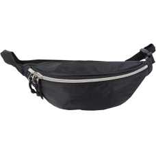 Сумка поясная Live in style черная, бананка набедренная на регулируемом ремне