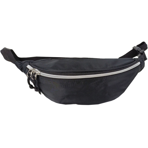 Сумка поясная Live in style черная, бананка набедренная на регулируемом ремне