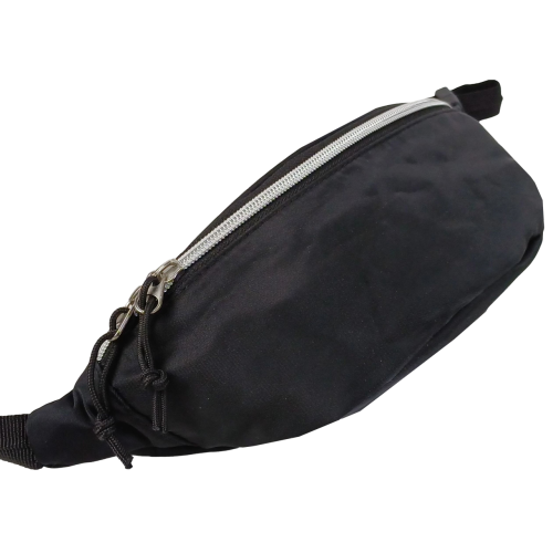 Сумка поясная Live in style черная, бананка набедренная на регулируемом ремне