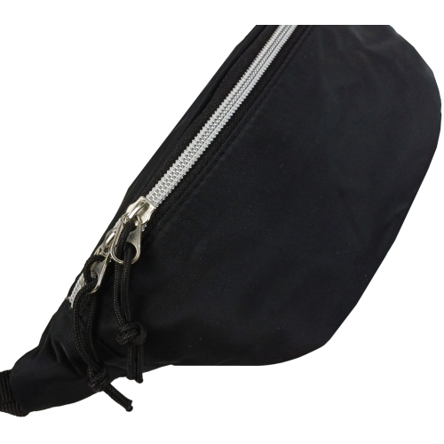 Сумка поясная Live in style черная, бананка набедренная на регулируемом ремне