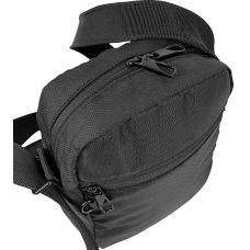 Мужская сумка через плечо Антивор с Rfid защитой LS Черная