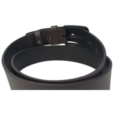 Широкий мужской ремень под джинсы Skipper темно-коричневый 4,5 см