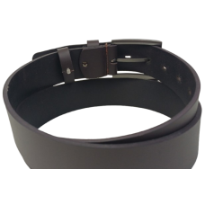 Ремень мужской кожаный Skipper 4.5 см, темно-коричневый, под джинсы, на пряжке