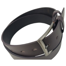 Ремень мужской кожаный Skipper 4.5 см, темно-коричневый, под джинсы, на пряжке